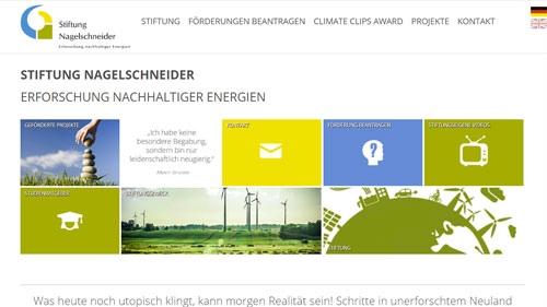 Webseite Stiftung Nagelschneider